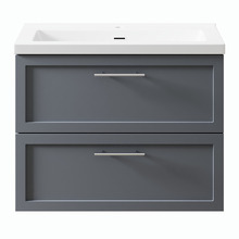 Dunes 800mm Grey Vanity & LED Mirror Package